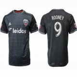 2018-2019 D.C. United Thailand version #9 ROONEY black soccer jersey home