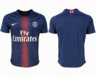 2018-2019 Paris saint germain Thailand version blue soccer jersey home