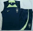 2023-2024 Brazil team blue soccer vest uniforms D887