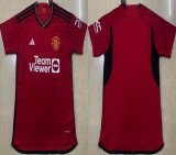 2023-2024 Manchester United club thailand version red soccer jerseys home