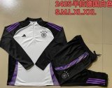 2024-2025 Germany team white black Soccer uniforms with Long Trousers B812