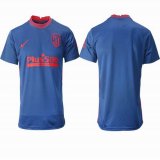 2020-2021 Atletico Madrid club thailand version blue soccer jersey away