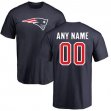 Professional customized New England Patriots T-Shirts blue
