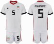 2018 World Cup Iran #5 MOHAMMADI white soccer jersey home
