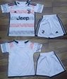 2023-2024 Juventus club white gray kid soccer jerseys away