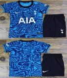 2022-2023 Tottenham Hotspur Club blue kid soccer jerseys away