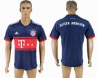 2017-2018 Bayern Munich club Thailand version blue soccer jersey away