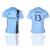 2019-2020 New York City #13 BARRAZA thailand version blue soccer jerseys home