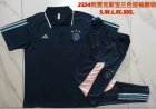 2023-2024 Ajax club Polo dark blue soccer uniforms with long shorts C1058