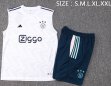 2023-2024 Ajax white blue soccer vest uniforms D838