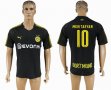2017-2018 Dortmund #10 MKHITARYAN Thailand version black soccer jersey away