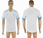 2017-2018 Olympique de Marseille Thailand version white soccer jersey home