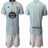 2019-2020 Celta de Vigo club skyblue white soccer jersey home