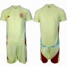 2024-2025 Spain team yellow soccer jerseys away-HQ