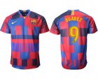 2018-2019 Thailand version Barcelona #9 SUAREZ red blue 20th Anniversary Stadium Shirt