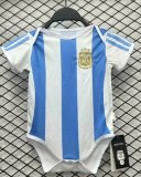 Argentina team white blue soccer baby clothes home