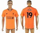 2017-2018 Liverpool #19 MANE Thailand version orange soccer jersey away