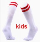 2022 kid soccer socks white red colors