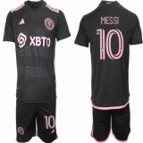 2023-2024 Club Internacional de Fútbol Miami #10 MESSI black soccer jerseys