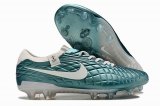 Nike Legend Ten Generation fully knitted waterproof FG football shoes Nike Tiempo Legend X Elite FG green