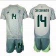 2024-2025 Mexico team #14 CHICHARITO gray soccer jersey away
