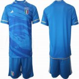 2023-2024 Italy Team blue white soccer jerseys home-QQ