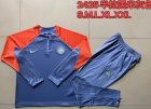 2024-2025 Inter Milan club gray orange Soccer uniforms with Long Trousers B826