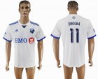 2017-2018 Montreal Impact Thailand version #11 DROGBA white soccer jersey away