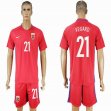 2016-2017 Norway team VEGARD #21 red soccer jerseys home