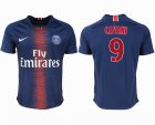 2018-2019 Paris saint germain Thailand version #9 CAVANI blue soccer jersey home