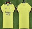 2021-2022 Arsenal club thailand version yellow soccer jerseys away