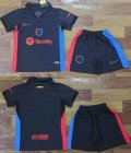 2024-2025 Barcelona club black Kid soccer jerseys away