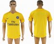 2017-2018 Paris Saint Germain thailand version yellow soccer jersey home