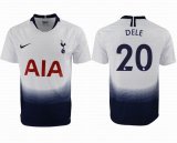 2018-2019 Tottenham thailand version #20 DELE white soccer jersey home