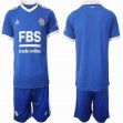 2022-2023 Leicester City club blue soccer jersey home