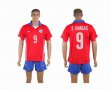 2014 Chile world cup E.VARGAS 9 red soccer jerseys home