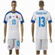 2015-2016 Slovakia team HROSOVSKY #13 soccer jersey white home