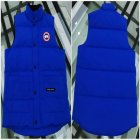 2019 Men Canada Christmas Gift Winter Outdoor Warm Goose Down Vest Jacket cotton vests -blue