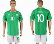 2017-2018 Ireland Republic team #10 KEANE green soccer jersey