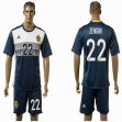 2016 Sweden team ZENGIN #22 dark blue soccer jersey away