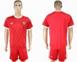 2016-2017 Russia Confederations Cup red soccer jersey home