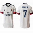 2020-2021 Real Madrid Thailand version #7 RONALDO white soccer jerseys home