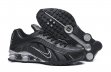 Men Nike Shox R4 black shoes 001