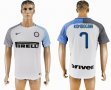 2017-2018 Inter milan thailand version #7 KONDOGBIA white soccer jersey away