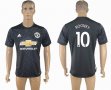 2017-2018 Manchester united #10 ROONEY thailand version black soccer jersey away