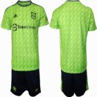 2022-2023 Manchester United club green soccer jerseys away