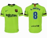 2018-2019 Barcelona thailand version #8 INIESTA green soccer jersey away