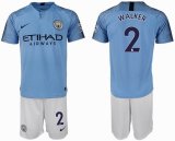 2018-2019 New York City club #2 WALKER skyblue soccer jerseys home