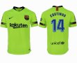 2018-2019 Barcelona thailand version #14 COUTINHO green soccer jersey away