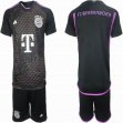 2023-2024 Bayern Munich club black soccer jerseys away